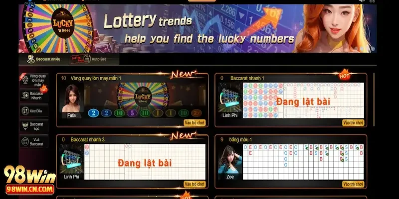 Casino 98win 2 Tổng hợp những ưu điểm nổi bật tại casino 98win
